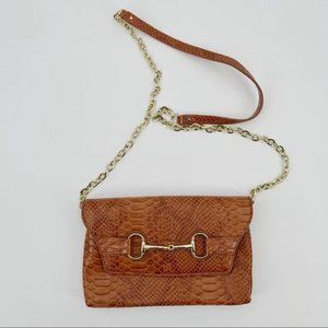 Banana Republic alligator print crossbody bag